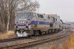 AMTK 184 Ph4 Heritage unit leading the eastbound California Zephyr 